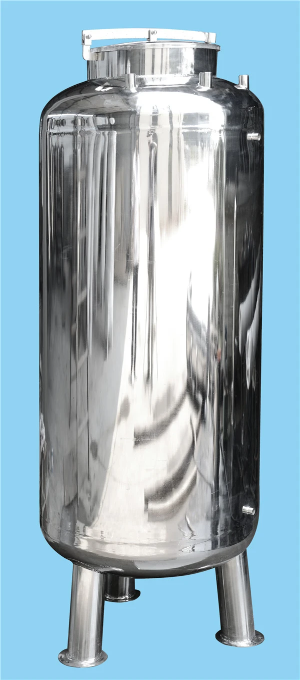 Stainless Steel Ilma Pressjoni tal-Ħażna Iffiltra Tank Ellipse Sanitarji Ilma Tank Flange Tipi Ferrule