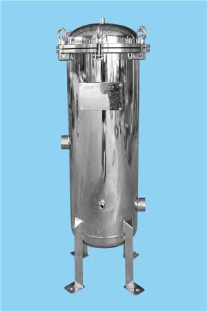 Filtru tal-kartuċċa 316L Ss304 għeluq Top Swing Bolt Housings mal-saqajn tad-Djar